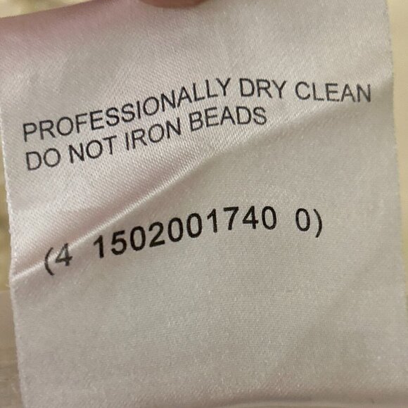 David's Bridal Galina Ivory Chiffon Empire Waist Bridal Gown Minimalist Modern - Picture 15 of 15